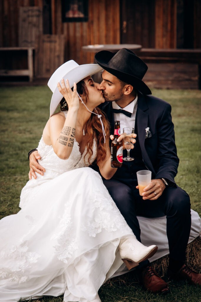 mariage dans un ranch