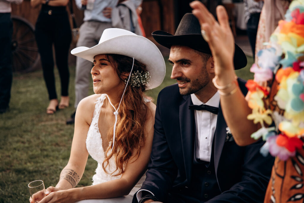 mariage dans un ranch