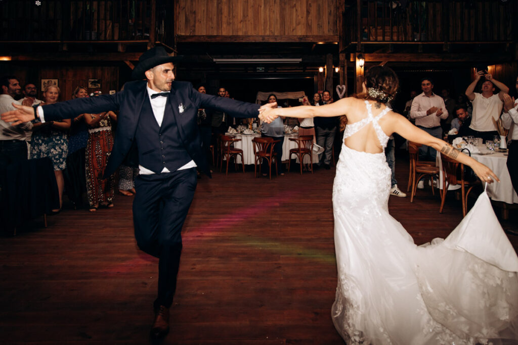 mariage dans un ranch