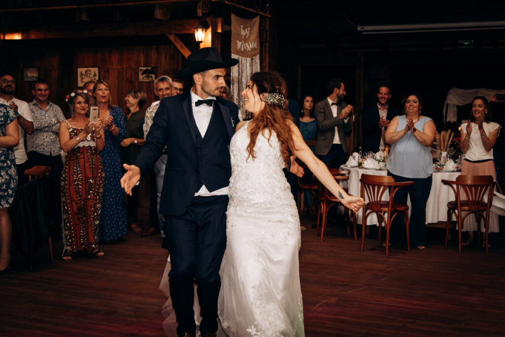 mariage dans un ranch