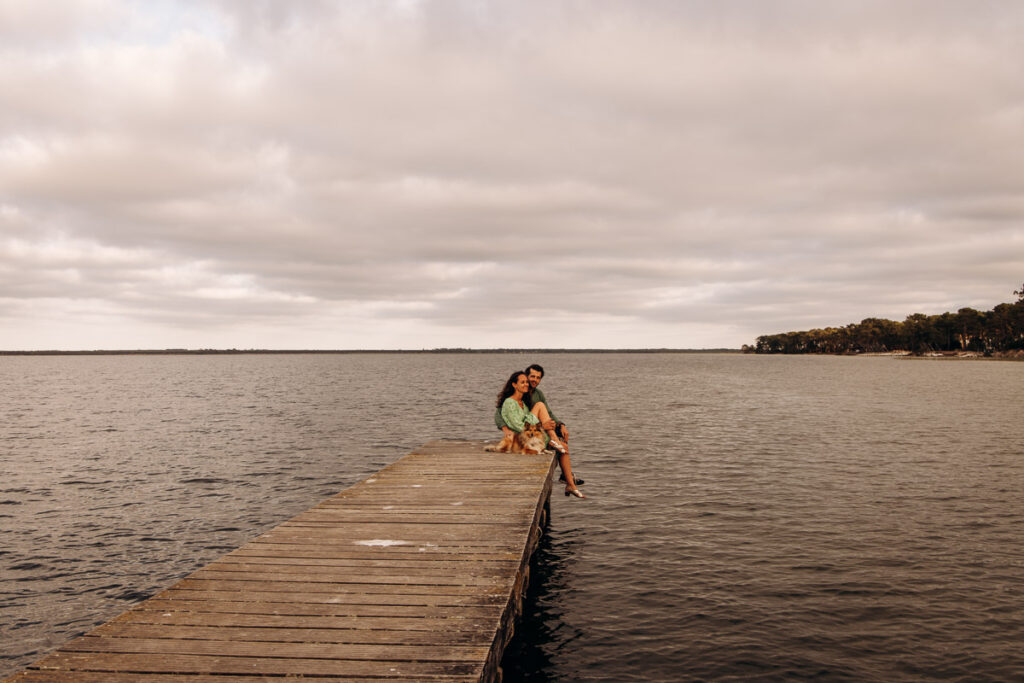 seance couple au lac de lacanau