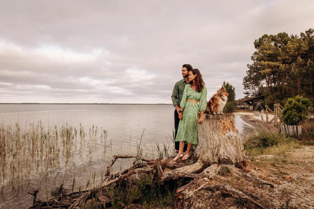 seance couple au lac de lacanau
