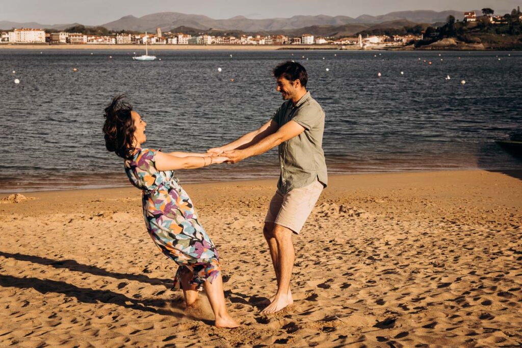 seance couple baie de saint jean de luz