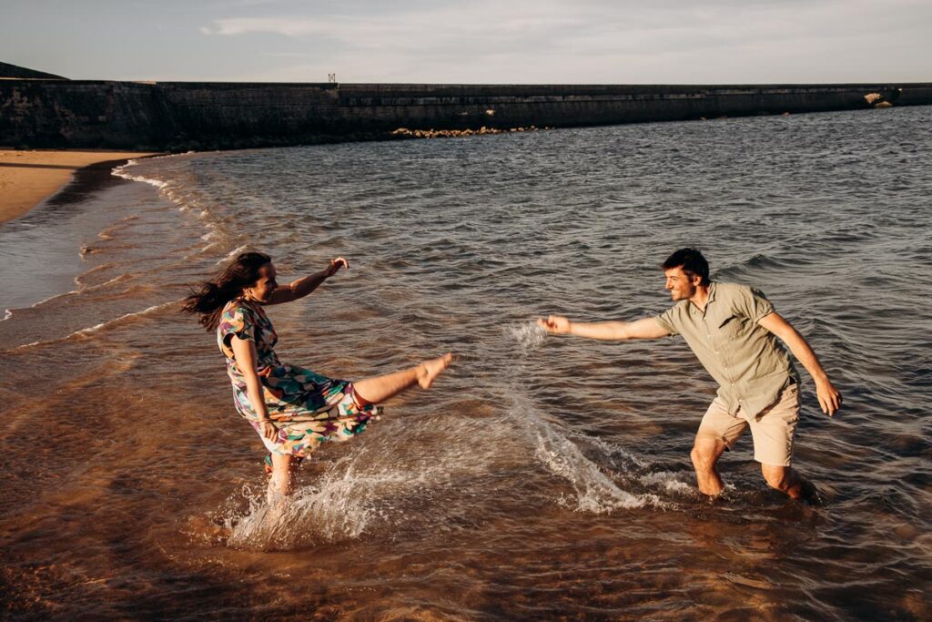 seance couple à la digue de socoa