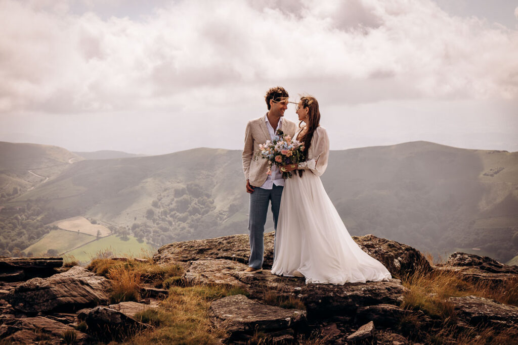 Mariage intime à la montagne