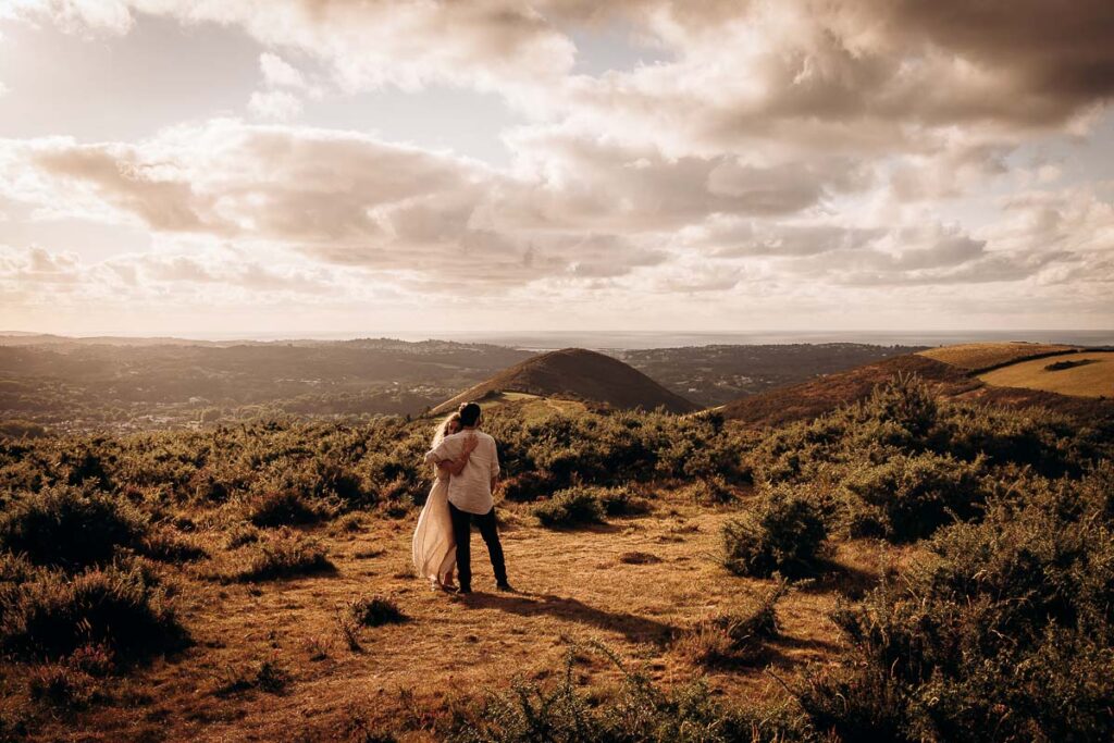 Seance couple dans la nature
