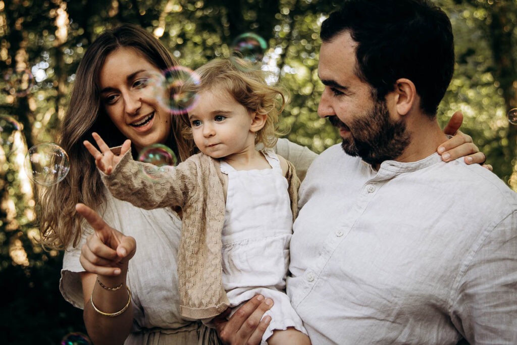 seance famille dans la nature