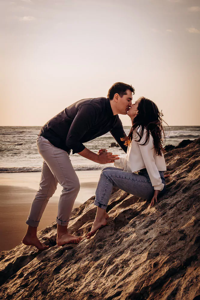 couple amoureux à la plage