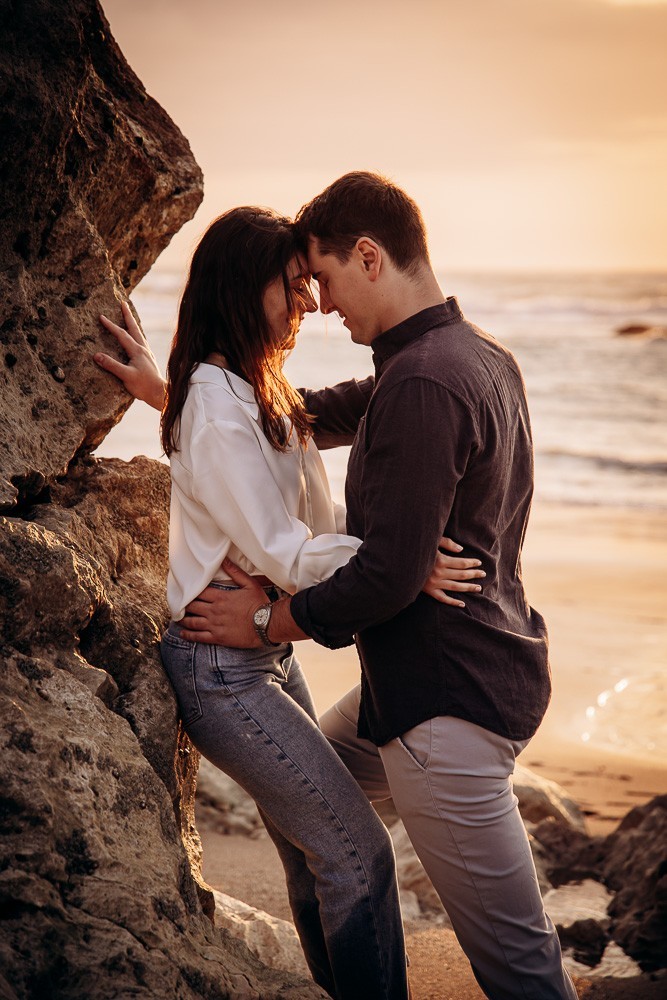 seance couple en bord de plage