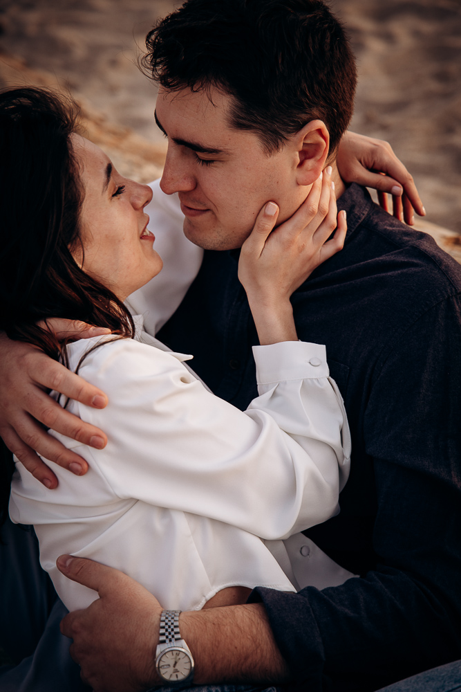seance couple en bord de plage