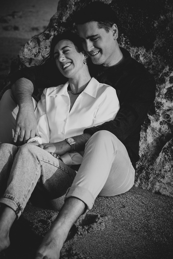 seance couple en bord de plage