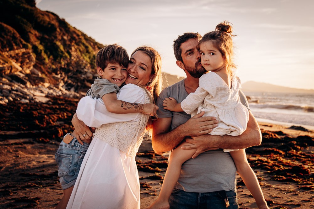 seance famille a la plage