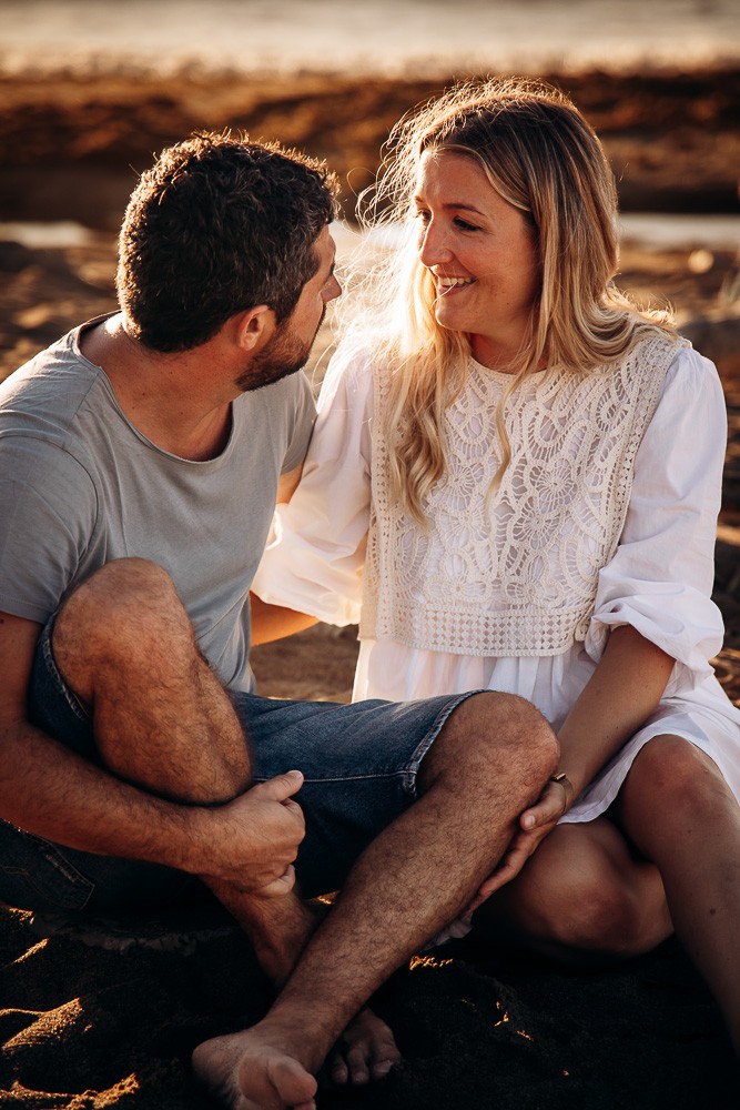 seance photos couple a la plage au grand crohot