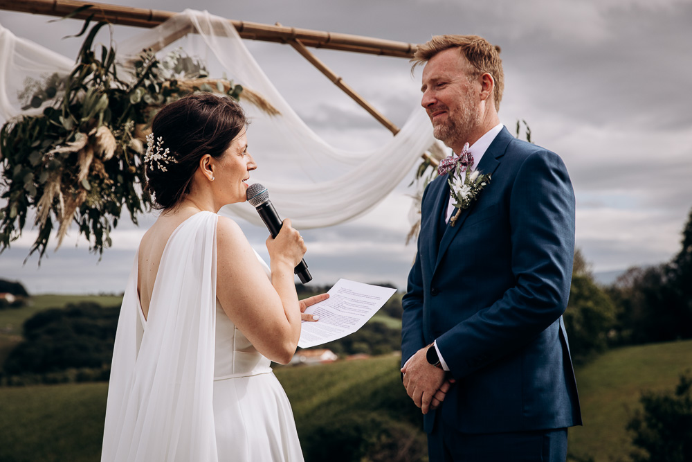 ceremonie laïque mariage domaine etxezahar