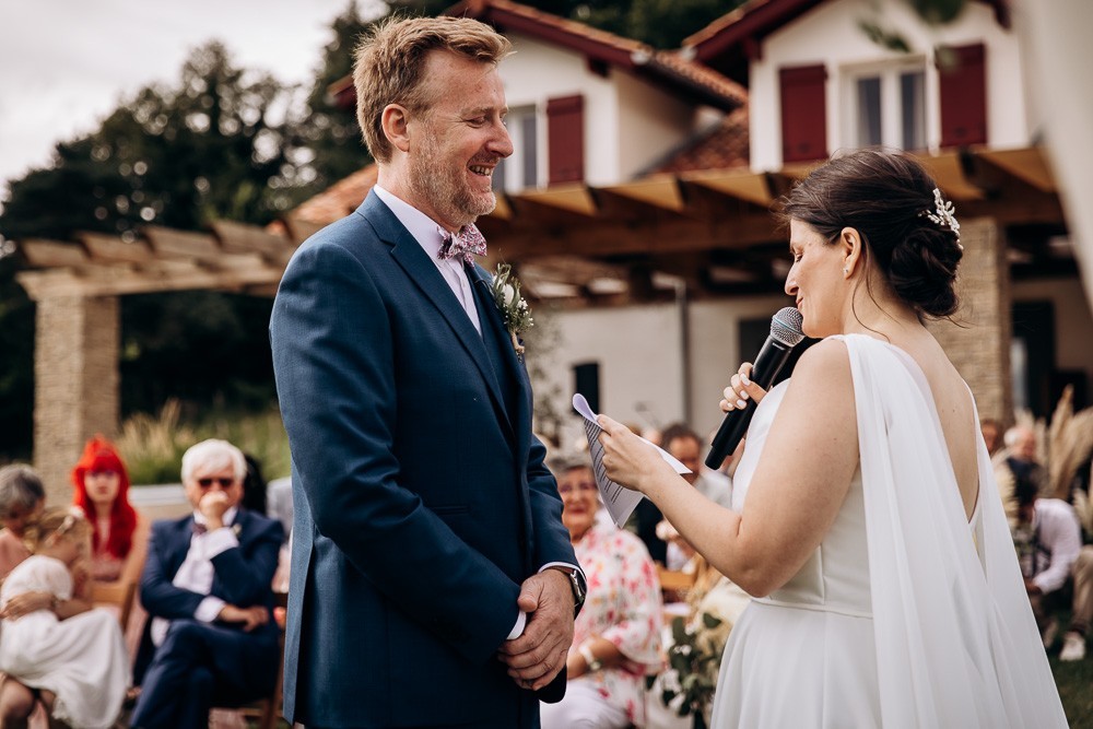 ceremonie laïque mariage domaine etxezahar