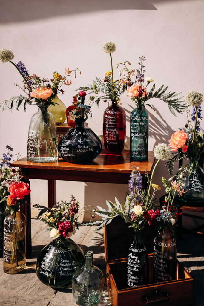 mariage chic coloré urtubien borda fleurs kimua