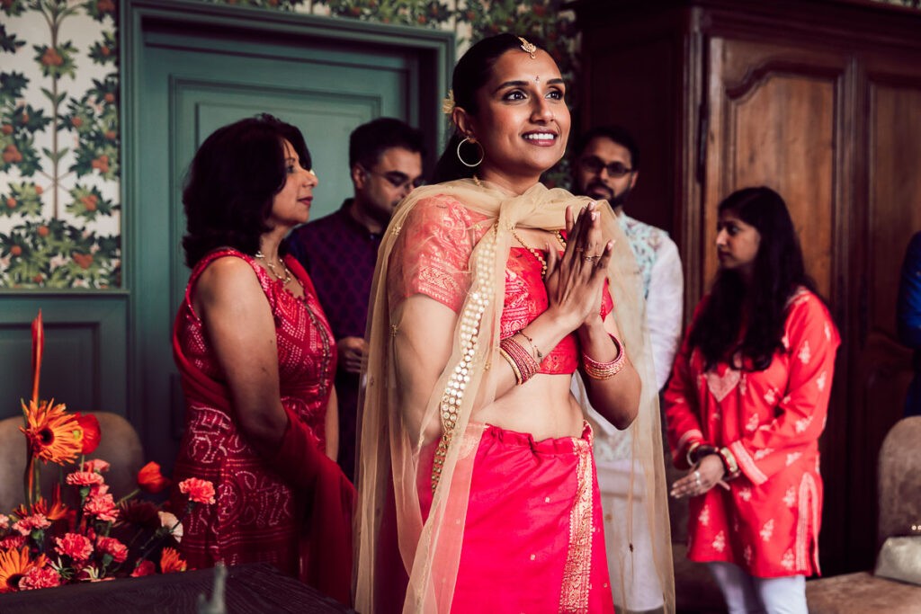 mariage indien au chateau larraldia