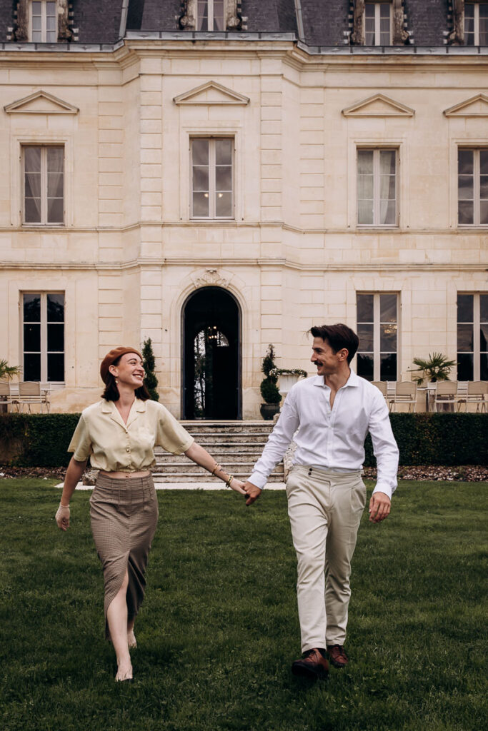 seance engagement mariage au chateau fengari