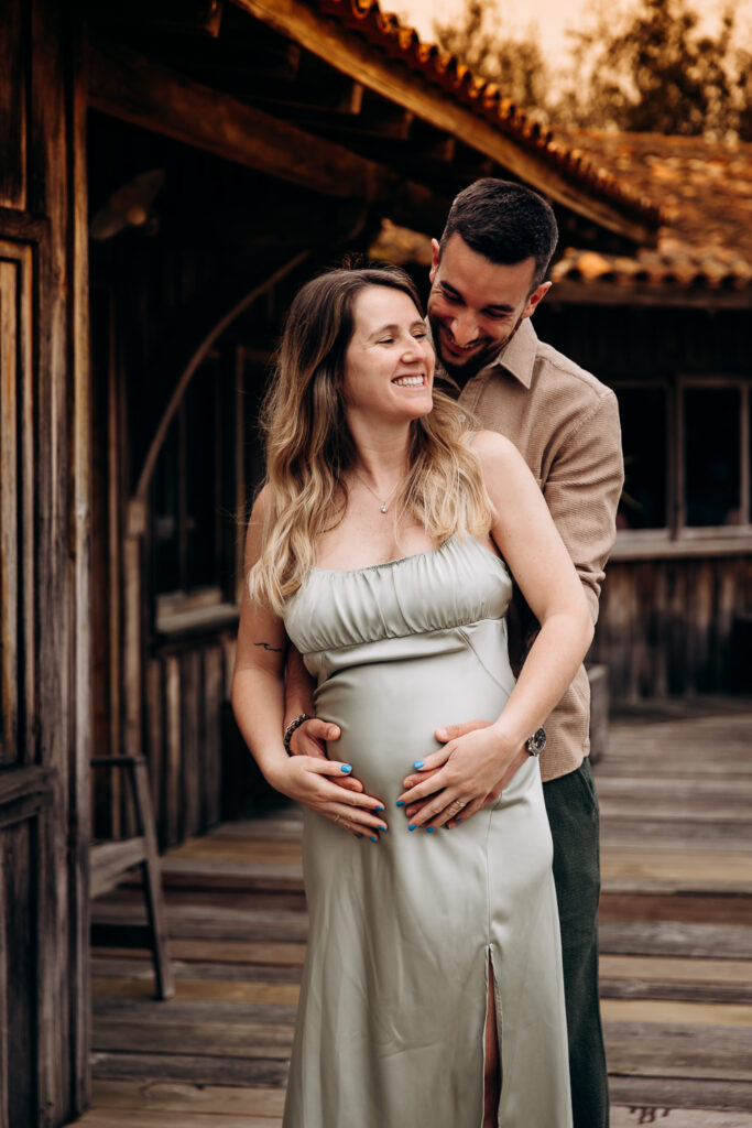seance grossesse cabane rozes Ferret photographe bassin arcachon
