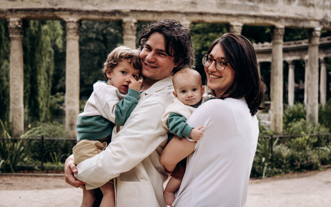 Seance famille au parc monceau