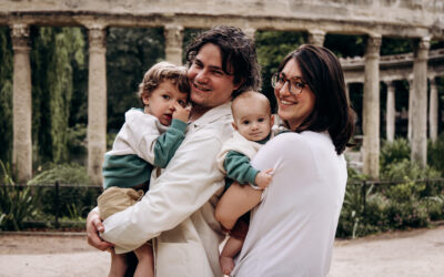 Seance famille au parc monceau