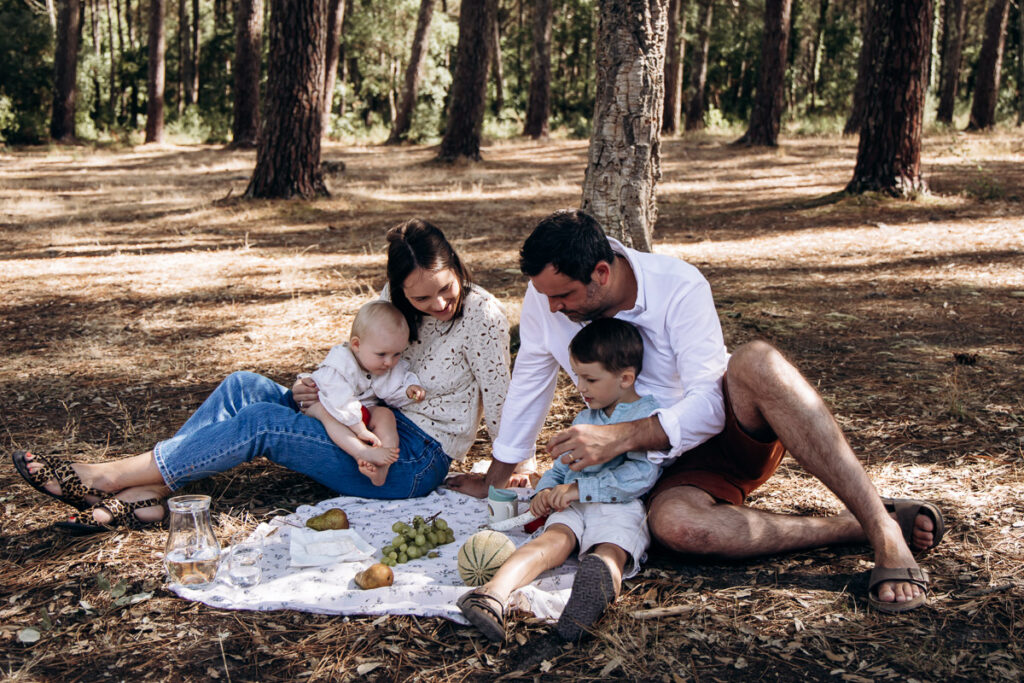 Seance famille à Moliets Photographe famille Landes