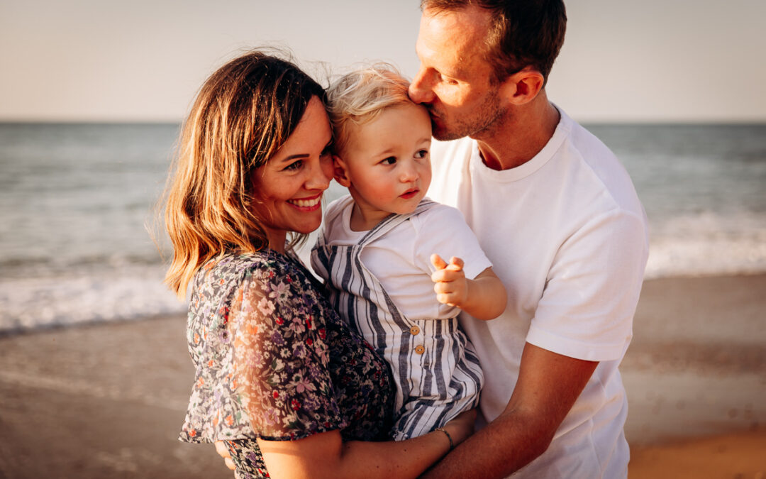 Seance famille à la plage