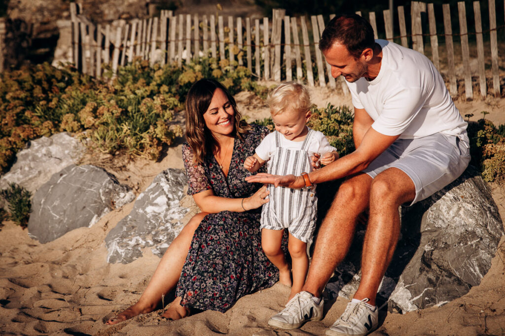 seance famille a la plage