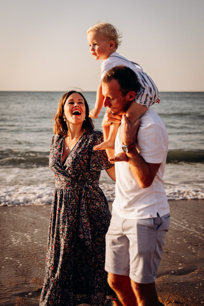 seance famille à la plage sud ouest