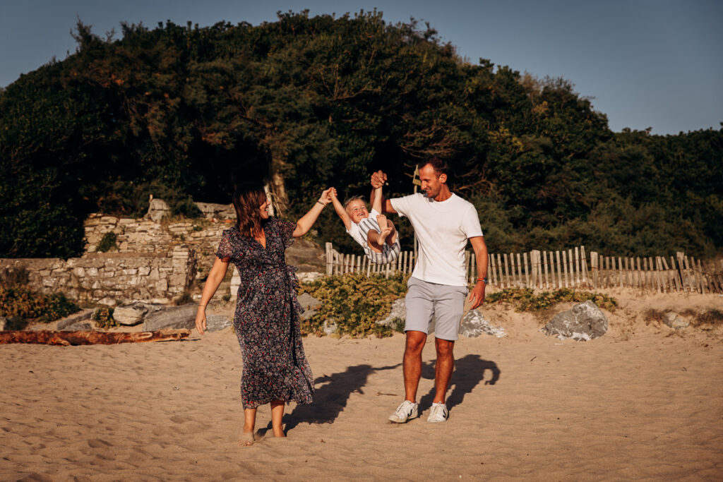 seance famille a la plage