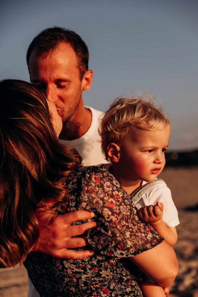 seance famille à la plage